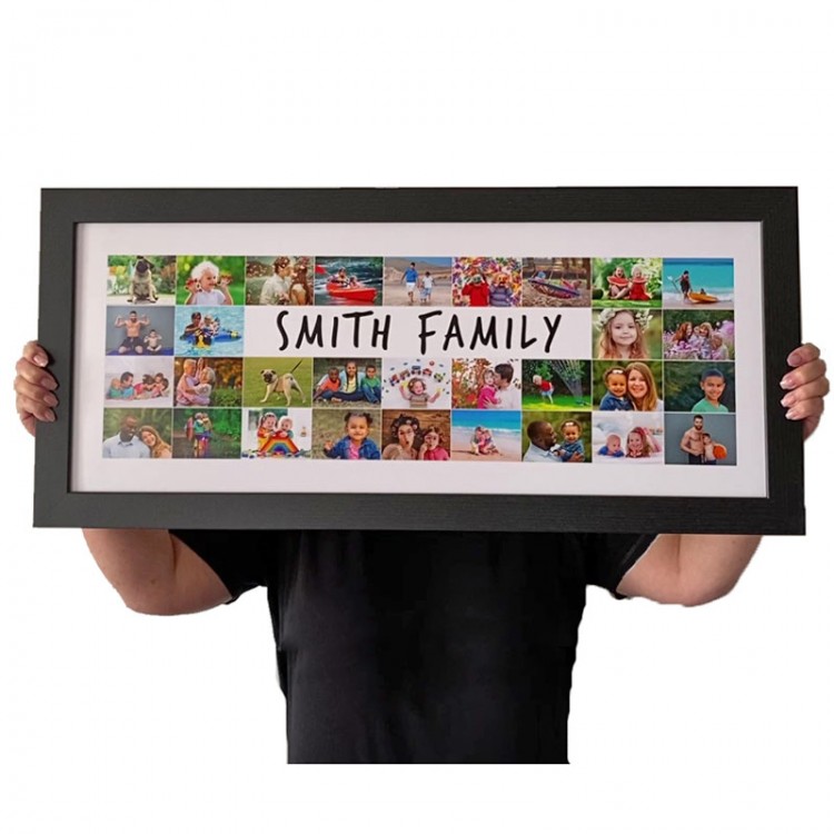 Large Family Photo Collage Gift